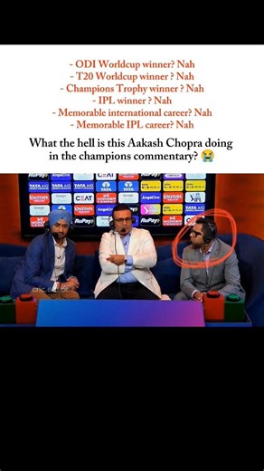 He is the champion in Criticizing people 🤣🤣