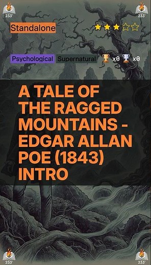 A Tale of the Ragged Mountains - Edgar Allan Poe (1843) Intro