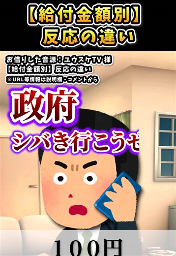 政府給付金についての考察と不満