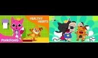 Mix of 2 videos from youtube : Pinkfong the potty song All YTP