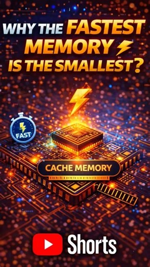 Why is the fastest memory always the smallest?#Fastest Memory#CacheMemory#VLSI#HowChipsWork