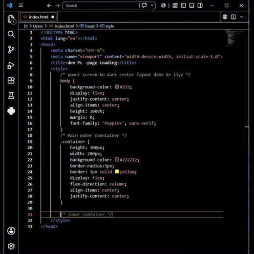 Create a cool Web Loader using HTML & CSS! ⏳💻 #shorts #coding