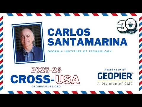 2026 Cross-USA Lecture #1: Carlos Santamarina