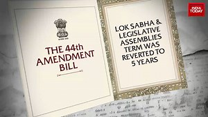 Story of the Indian Constitution: The 44th Amendment Act Full video of #TheConstitituion with Preeti Choudhry - https://shorturl.at/24bed | India Today