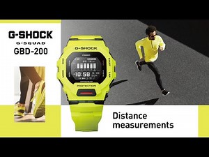 CASIO G-SHOCK GBD-200 : Distance measurements