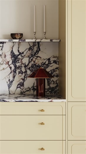 Fronteriors on Instagram: "The Curved Collection is cabinetry reimagined — defined by a decorative groove that traces each edge and softens into a rounded square. The curved lines sweep seamlessly across doors and drawers, creating a continuous, architectural flow. Designed in collaboration with @primeprojects, it brings sculptural elegance to modular storage while blending classical millwork with modern form. Compatible with IKEA’s Sektion, Metod, Pax, and Besta systems. Curved is shown here in