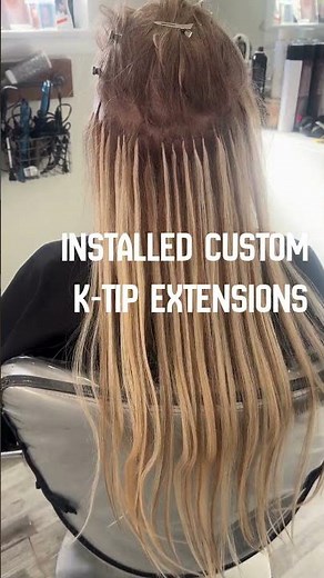 From Thin to Thick: K-Tip Extension Transformation 💫 | Noelle Salon Boston