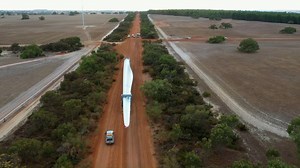 Ever wondered how wind turbines are delivered to their remote country locations? Check out our video on how we transported three 75-metre-long turbine blades over 200km from Perth’s harbour to the Dandaragan Shire in WA. They will soon create the first of 51 turbines at Yandin Wind farm, a RATCH-Australia and Alinta Energy investment managed by Alinta Energy. | Alinta Energy