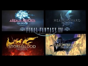 FFXIV All Title Screens and Cinematic Trailers - 1.0 - 5.0 and Endwalker Teaser
