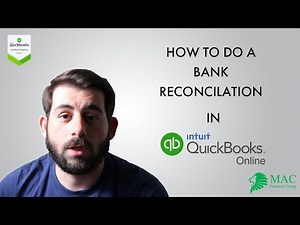 How to do a Bank Reconciliation in QuickBooks Online