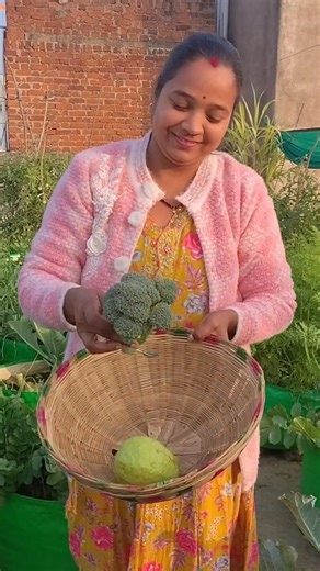 बच्चों को ब्रोकली खाने का बहुत शौक था 😊 #viralvideo #gardening #shorts #minivlog #gardening