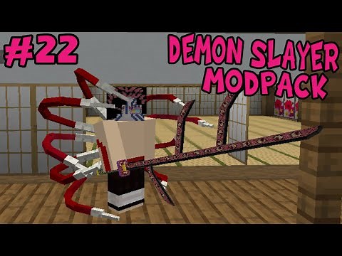 DEMON BLOOD ARTS & BREATHING TECHNQUES! Demon Slayer Modpack Episode 22 (Minecraft Demon Slayer Mod)