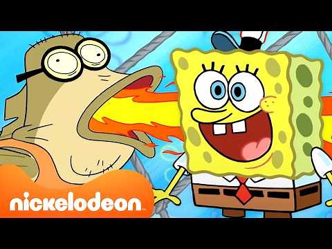 1 Hour of SpongeBob's Craziest Moments with Bubble Bass 😈 | Nicktoons