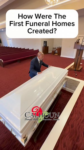 How were the first funeral homes created? #funeral #funeraldirector #funeralhome | Calhoun Funeral Home & Cremation Service