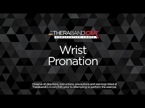 Wrist Pronation Exercise with the TheraBand® CLX™