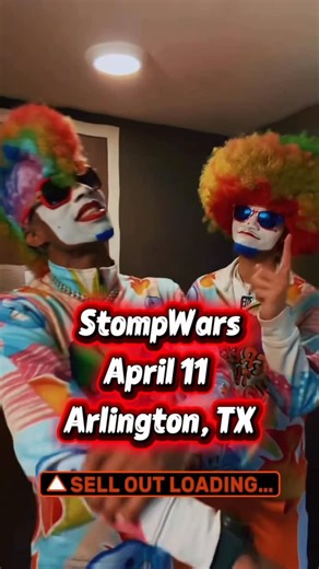 Stomp Wars USA on Instagram: "🎪 IT’S ABOUT TO GET FRESH!!! From the Universoul Circus to the Stomp Wars Stage… @FreshTheClownsss are bringing the energy to STOMP WARS 20TH ANNIVERSARY - April 11th at College Park Center! This is THE FRESHEST SHOW ON EARTH — and it’s built for the entire family! 🔥 🎟️ Don’t wait - GET YOUR TICKETS NOW: STOMPWARS.com Follow 👉🏽 @stompwarsusa 👈🏽"