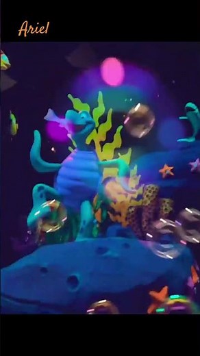 Ariel’s Undersea Adventure | The Little Mermaid Ride at Disney #disney #mermaid #shorts