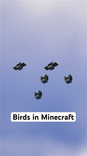How To Build A Flying Bird In Minecraft