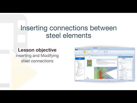 EdiLus Tutorial - Inserting connections between steel members - ACCA software