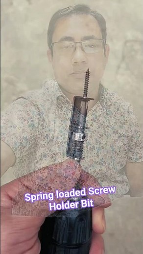 Amazing Spring Loaded Screw Positioning Tool | Perfect Screw Alignment Hack #technical #diytools