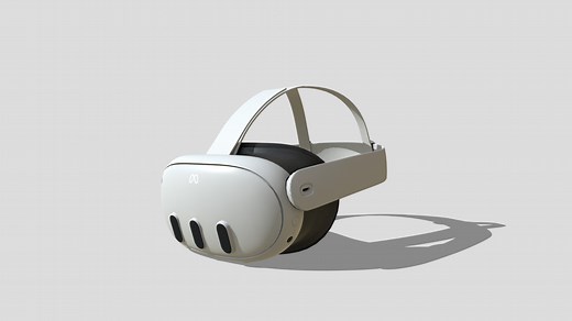 Meta Quest 3 - Download Free 3D model by Elin (@ElinHohler)