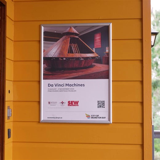 Explore Leonardo da Vinci’s genius before ‘Da Vinci Machines: Inventions brought to life’ closes 2 November. ⏳ Discover 60 replicas of his ingenious machines and faithful recreations of his famous paintings - including the lady with the secret smile - the Mona Lisa! 🤩 Interactive, inspiring, and FREE at all City of Moreton Bay Museums. For more information, visit 👉 https://ow.ly/OGFW50XeKsA | City of Moreton Bay
