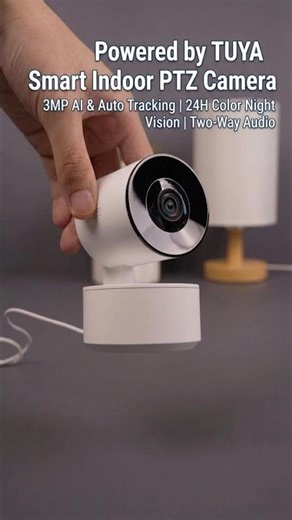 Tuya WiFi 3MP Smart PTZ Camera | 345° View, Night Vision & AI Auto Tracking #slssmart