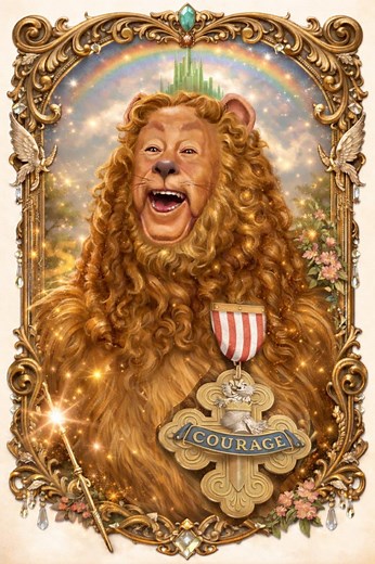 Cowardly Lion Courage Medal Art-prop 1939 Wizard of Oz Movie - Etsy