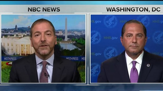 Azar: Trump’s ‘unique circumstances’ mean he doesn’t need a mask