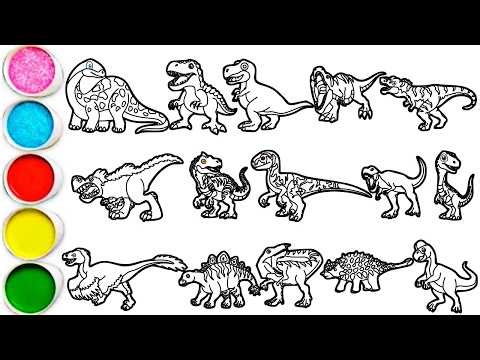 Draw 15 Amazing Dinosaurs in Minutes - Brachiosaurus, Spinosaurus, Tyrannosaurus Rex & Others