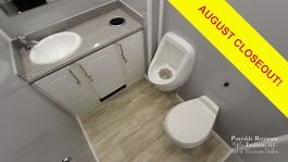 2 Station Restroom Trailer | Affordable Advantage Series