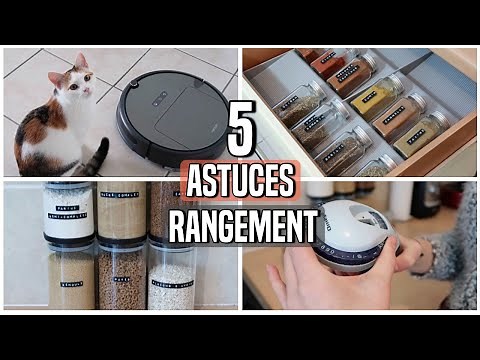 5 ASTUCES RANGEMENT MAISON⎟simples, pratiques et utiles