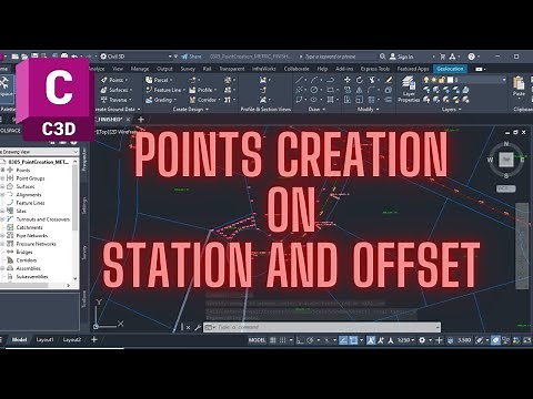 3.8 How to Create Points on Offset and Intervals with Civil 3d Point Creation Tools | Measure Object