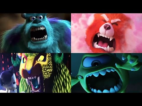 1 Second From Every Pixar Scream Moments