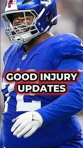 Giants Get GOOD Injury Updates Ahead Of Matchup vs. Bears