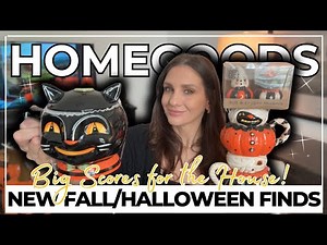 🎃 HomeGoods Haul 2025 🍁🛒 New Fall + Halloween Decor You’ll LOVE! 👻