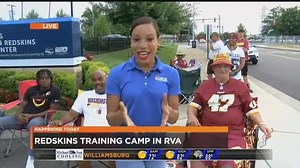 1.1K views · 48 reactions | Just playing around at the #Redskins Training Camp this morning lol. Are you going this year? | Candice Smith | Facebook