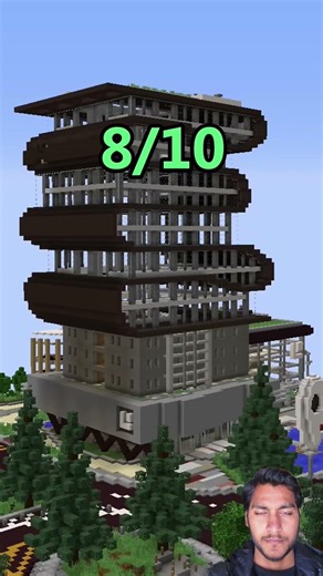 Which Minecraft Build Looks the Best? #Shorts