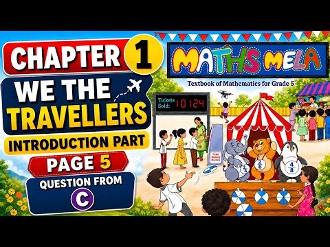 Class 5 Maths Mela Book Solutions | Chapter 1 We the travellers I | Page 5 Question number (c)