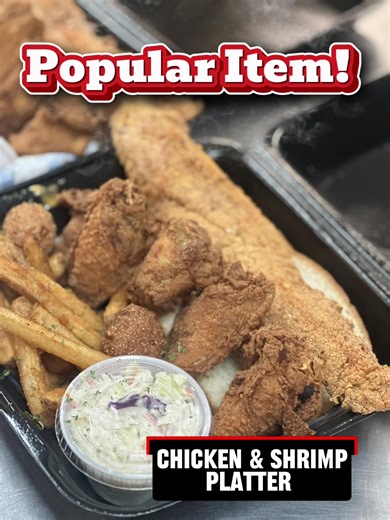 🔥 JACKSONVILLE — WE’RE OPEN TODAY! 🔥 12PM–7PM — pull up on us 😮‍💨🦀 Don’t miss our popular fried fish & chicken plate — crispy, seasoned just right, and perfectly paired with our house-made tartar sauce and that hood sauce everybody loves 👀🔥 📍 215 Western Blvd, Suite 400 Dine in • Call ahead • Order online • DoorDash available #TheSpotFloridaStyleSeafood #GoodMoodFood #JacksonvilleNC #JaxEats #FriedEatz