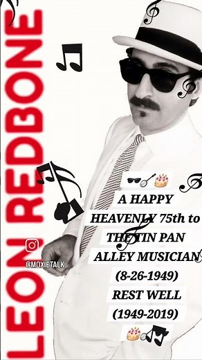 🎂🪕🕶HEAVENLY 75th "TIN PAN ALLEY" MUSICIAN LEON REDBONE🪕🎂🕶