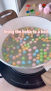 1.9M views · 51K reactions | Make colorful boba with gummy bears 溜 See detailed recipe on my bye-hoo~ #boba #gummybear #dessert #bubbletea #EasyR | Miss Shi | Facebook