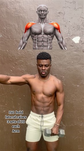 4 Shoulder Exercises For 3D Delts (Dumbbells only) #workout #shorts