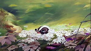 Bambi - Friend Owl warns Bambi, Thumper and Flower of twitterpation HD