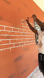 39K views · 373 reactions | Amazing Bricks Texture Design With Masking Tape How To Create #bricks #texture #reels | Vinod Kumar Varma | Facebook