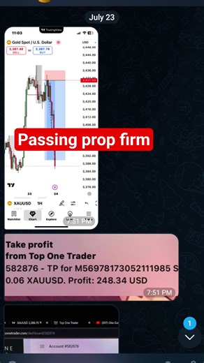 student withdrawal from prop firm account using MSNR