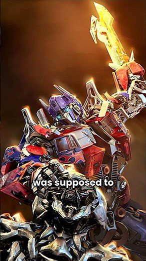 Optimus Was Supposed to Kill This Decepticon in Transformers 1?