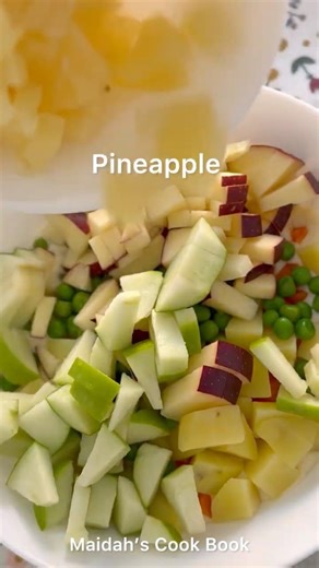 Russian Salad Recipe 🥗 | Fruit & Veg Creamy Salad #shorts