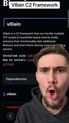 Villain in Kali Linux 🔥 The Hacker’s C2 Framework Explained Ever wondered how hackers manage