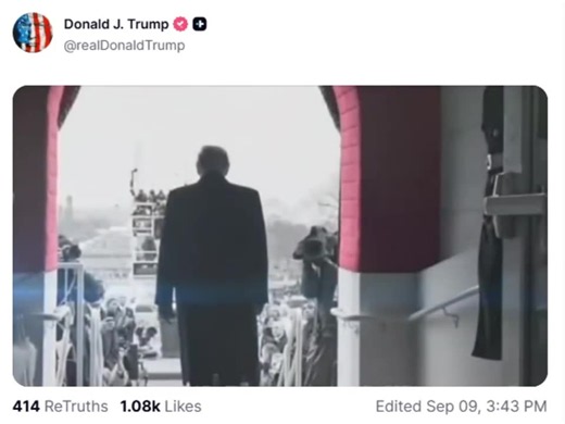 TRUMP HAS SHARED THE MOST POWERFUL VIDEO EVER “GOD MADE TRUMP”
